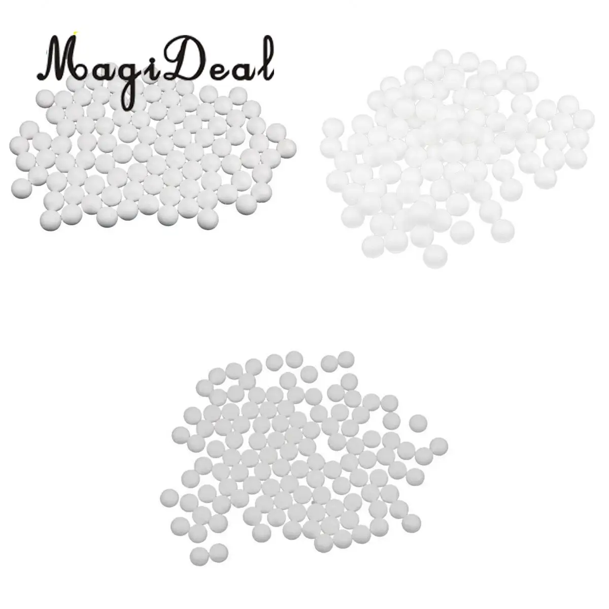 300pcs Creative Modelling Polystyrene Styrofoam Foam Ball Materials 15/25/27mm