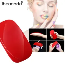 Мини 6 Вт УФ светодиодный светильник Сушилка для ногтей портативный usb-кабель для ногтей маникюрная машина USB гель лак для ногтей гель лак с таймером 45 s 60 s