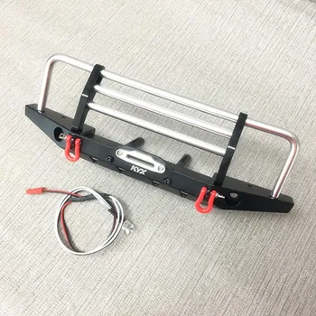 

Kyx Cnc Alloy Front Bumper Anti Crash For Axial 90046 Trsxxas Trx-4 Trx4 1/10 Rc Car Front Collision Avoidance Guardrail