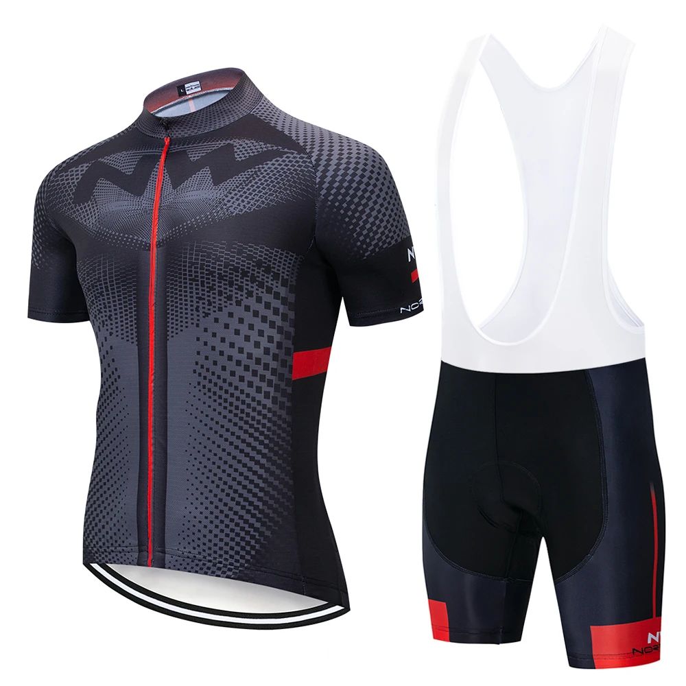NW Лето Велоспорт Джерси короткий рукав велосипедный набор одежда Ropa Ciclismo Uniformes велосипедная Одежда Майо нагрудник шорты