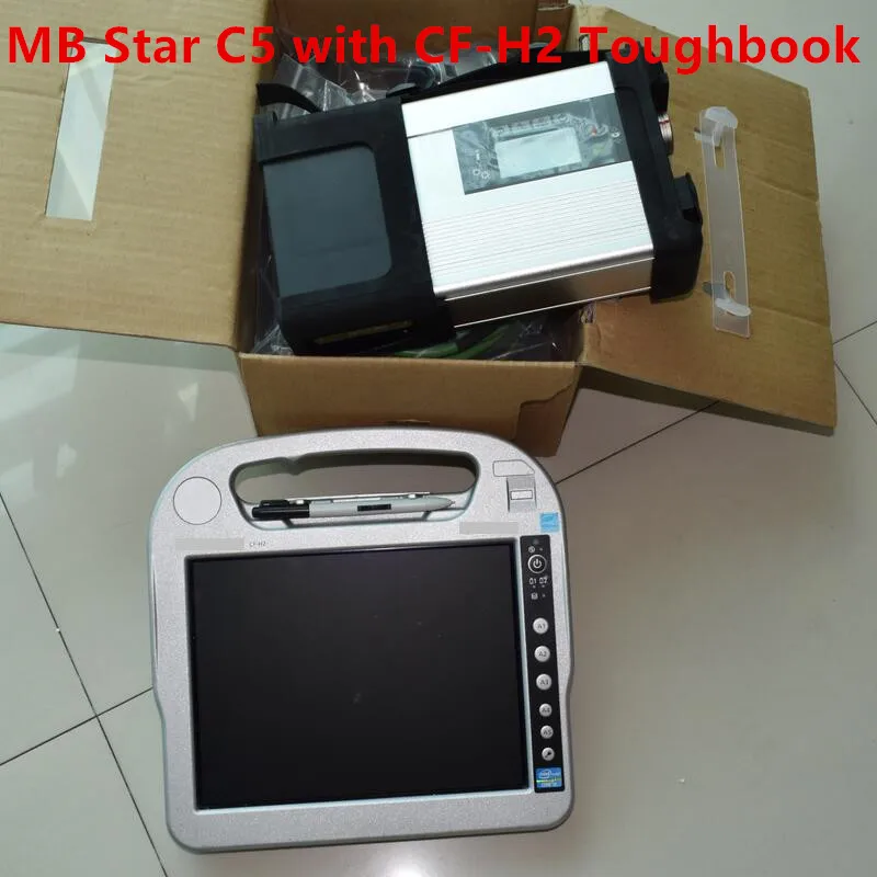 MB STAR C5 wifi функциональный сканер с ноутбуком CF-H2 с программным обеспечением готов к использованию SD Подключение 5 лучше, чем C4 диагностический инструмент