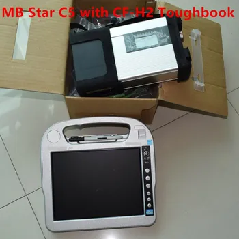 

MB STAR C5 WIFI Function Scanner with Laptop CF-H2 with Software Ready to Use SD CONNECT 5 Better than C4 Diagnostic Tool