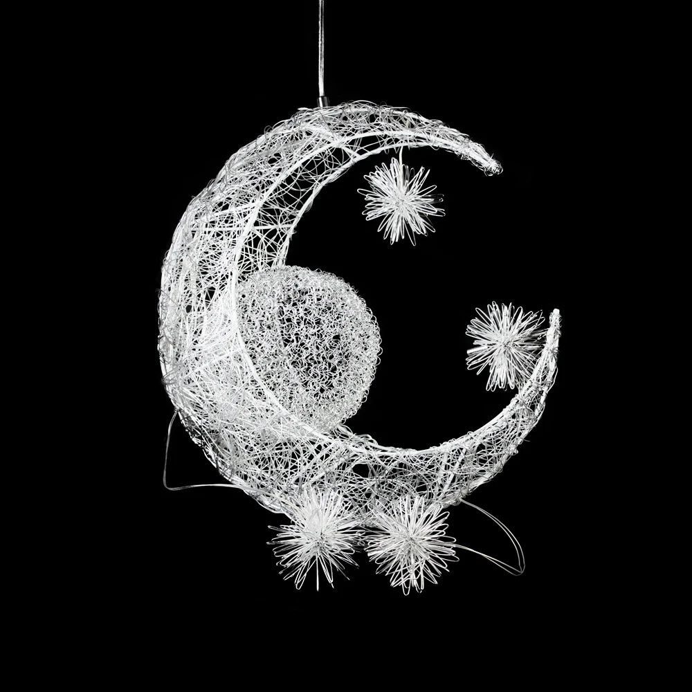 

Bedroom Moon & Stars Modern Pendant Light Lighting Lamp G4 Bulb Lamps E27 Base 20W Free Shipping
