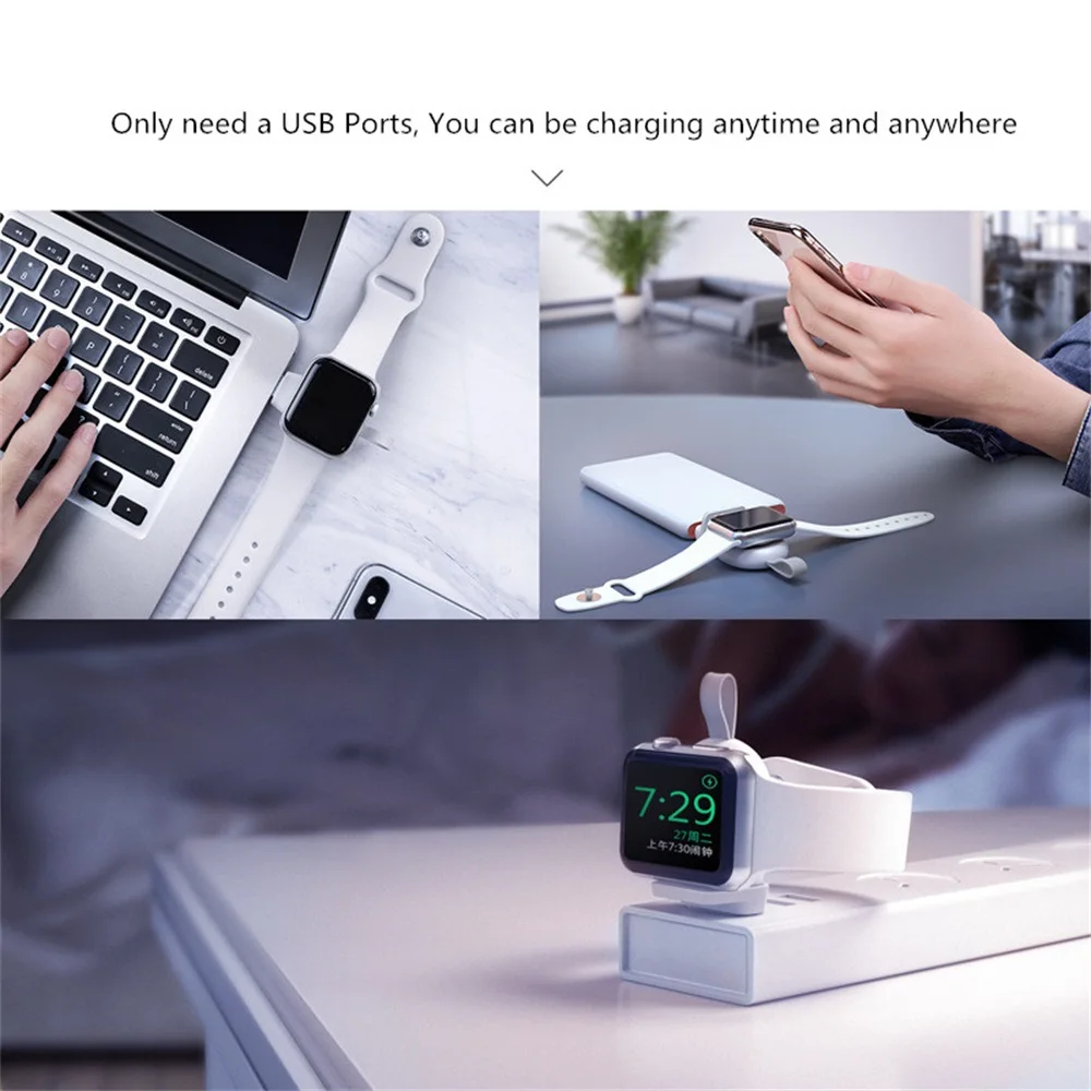 

YHONH Wireless Charger for Apple Watch Charger Magnetic for APPLE Watch Charging USB Charger for Apple Watch Series 4 3 2 1