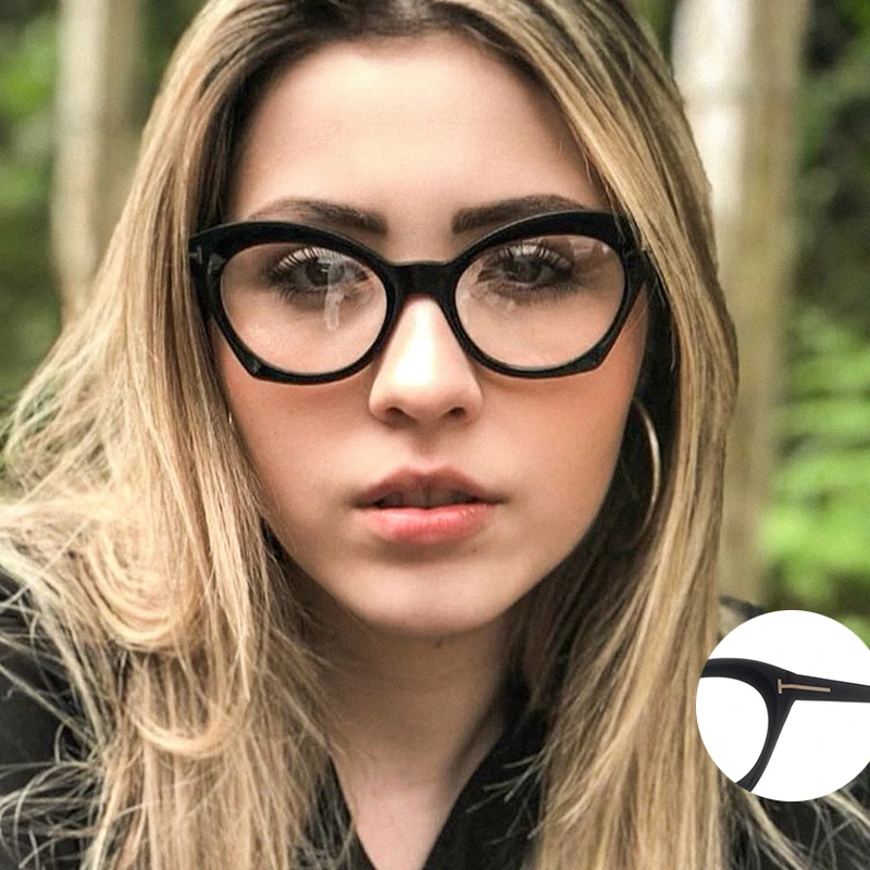 KEHU новые модные солнцезащитные очки "кошачий глаз" оправа для очков, Для женщин летнего отдыха и путешествий, UV400 очки высокое качество сверхлегкие очки рамка женские KH97