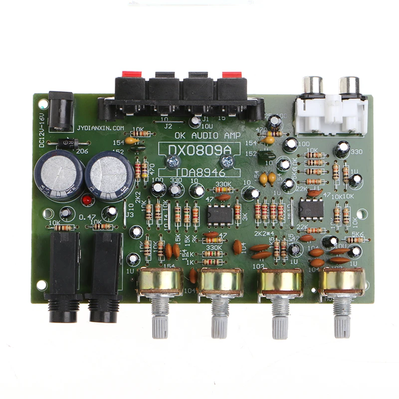 12 в 60 Вт стерео цифровой аудио усилитель мощности доска электронная схема модуль DIY
