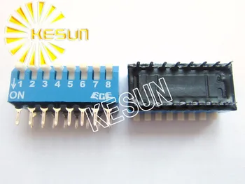

FREE SHIPPING 10PCSx 100% Original EPS108 EPS108A 8P 2.54mm Piano Keyboard Blue DIP Switch EPS108AZ