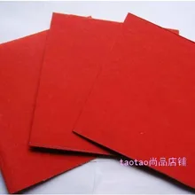 100x100 мм ручка ножа толщина 1 мм красная Вулканизированная бумага изоляционная бумага