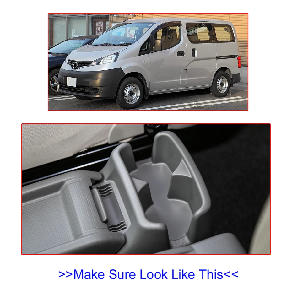 Xukey центральный подлокотник для Nissan NV200 Evalia 2010- консольный центр черный ящик для хранения автомобиля для укладки пепельницы 2012 2013