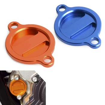 

Motorcycle CNC Oil Filter Cover For KTM 250 350 450 505 530 SXF XCF SMR EXC EXCF Husqvarna FE FC FS FX 250 350 450 501