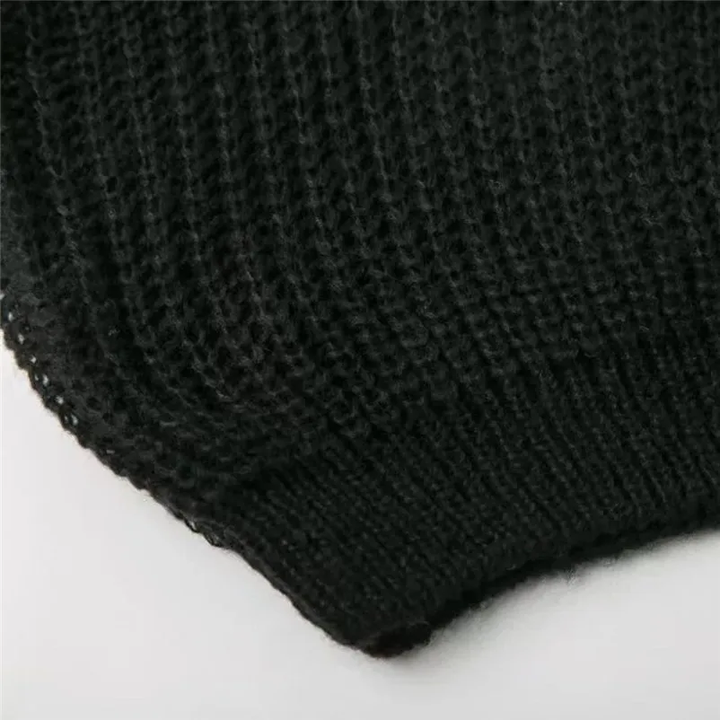 High quality sweater women winter 2018 Casual Fashion Sleeve Round Neck Long Sleeve female Solid Sweater Top Blouse O05#N (4)