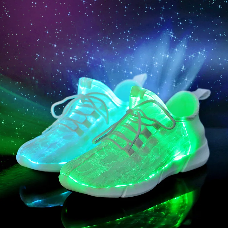 

USB led shoes children's luminous shoes sneakers with kids light up shining glowing shoes for girls slippers lights schoenen