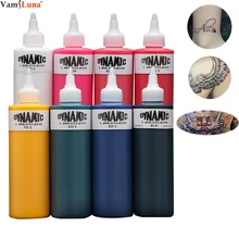 1 флакон набор чернил для татуировки 250 мл 8 унций 330 г ПИГМЕНТ Набор для подкладок и затенения безопасный и простой в использовании, длительный срок, чистый цвет