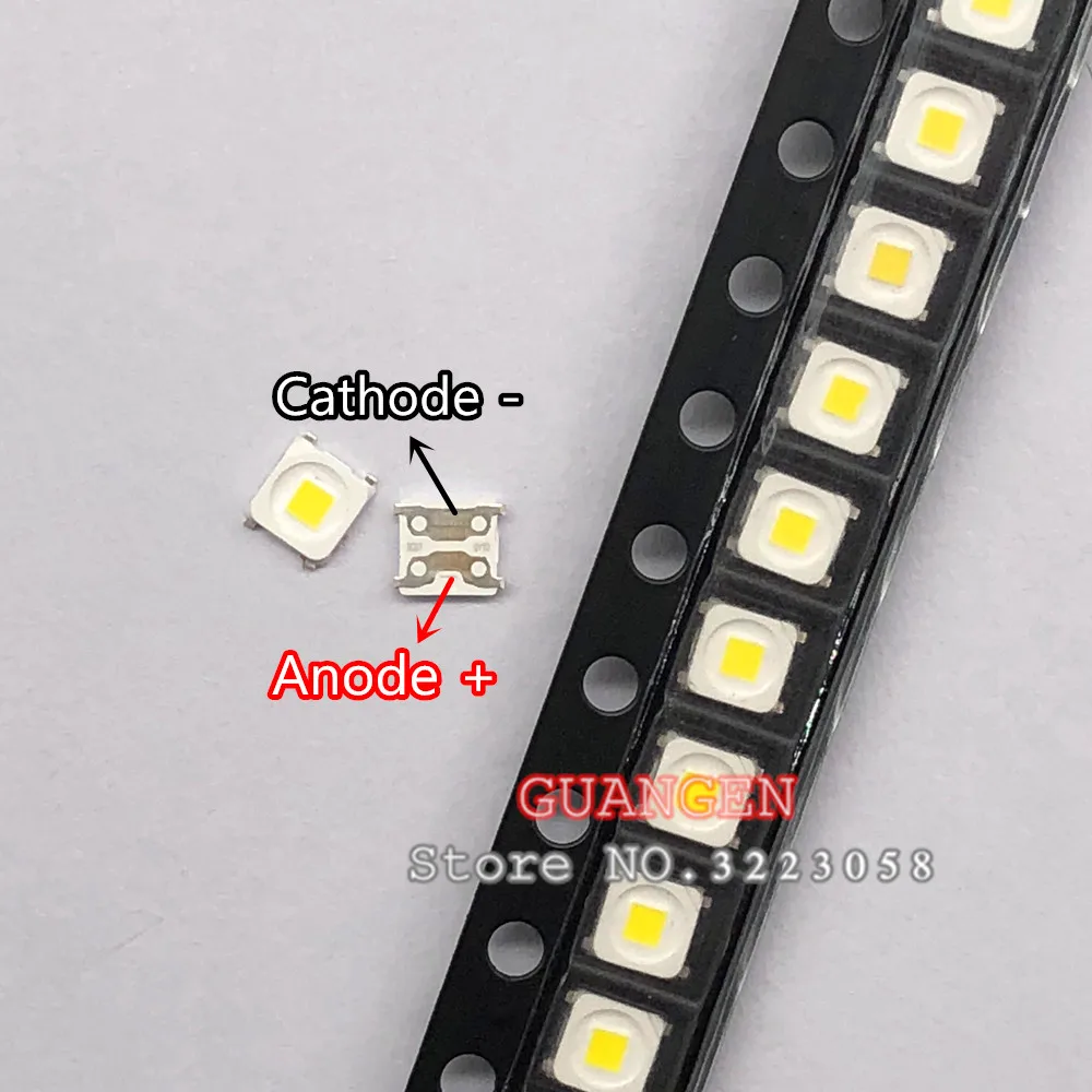 

500pcs special LED Backlight Flip-Chip LED 1.5W 3V 3228 2828 SPBWH1322S1KVC1BIB Cool white TV Application FOR Samsung