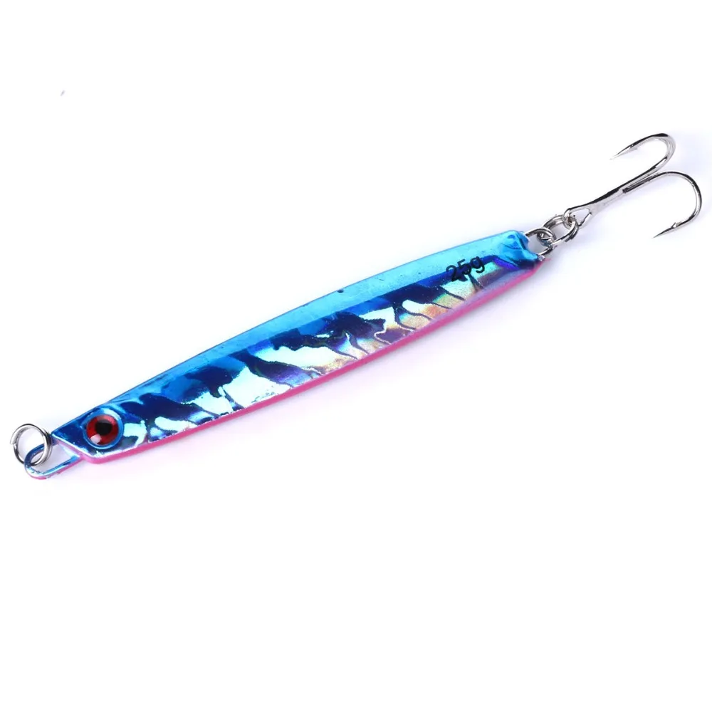 

HENGJIA 1pc 8cm/25g hard metal lead fishing lures jig sinking pesca artificial carp fishing tackle