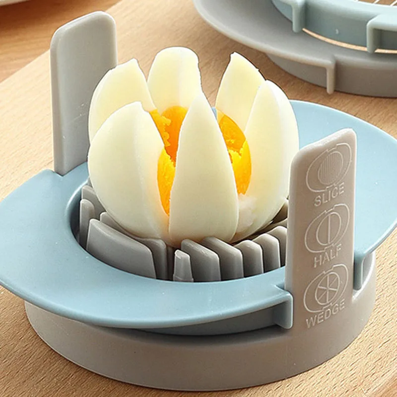 

Stainless Steel Wire Egg Slicer Cutter Strawberry Fruit Garnish Slicer with 3 Slicing Styles Multifunctional Easy Kitchen Tool