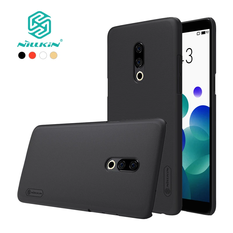 For meizu 15 plus case cover 5.95 inch NILLKIN Frosted PC hard back with Gift Phone Holder for m15 |