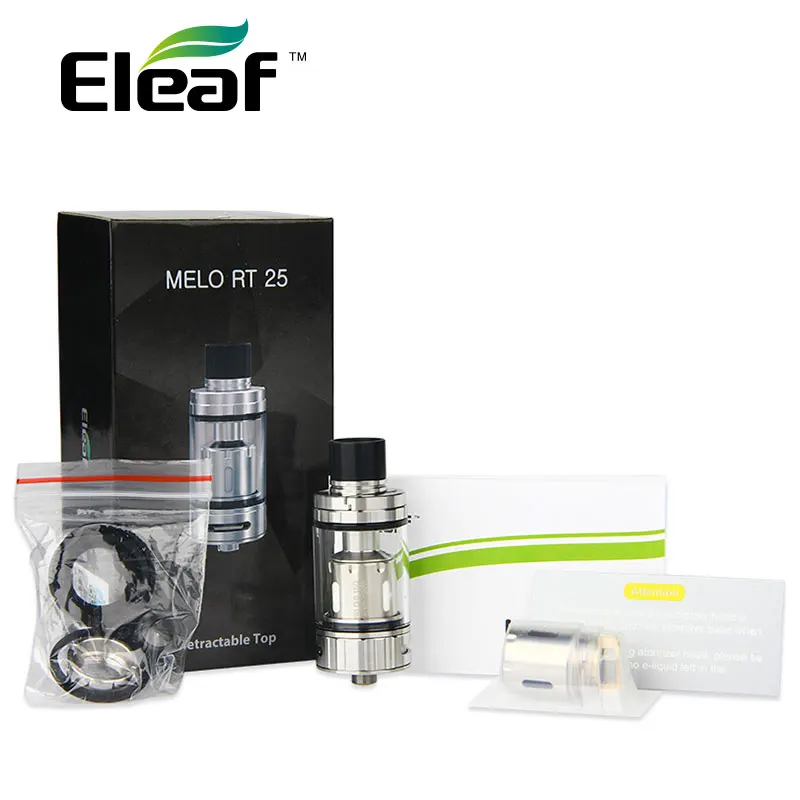 Оригинальный атомайзер Eleaf Melo RT 25 для электронной сигареты 4 5 мл бак мм с новой