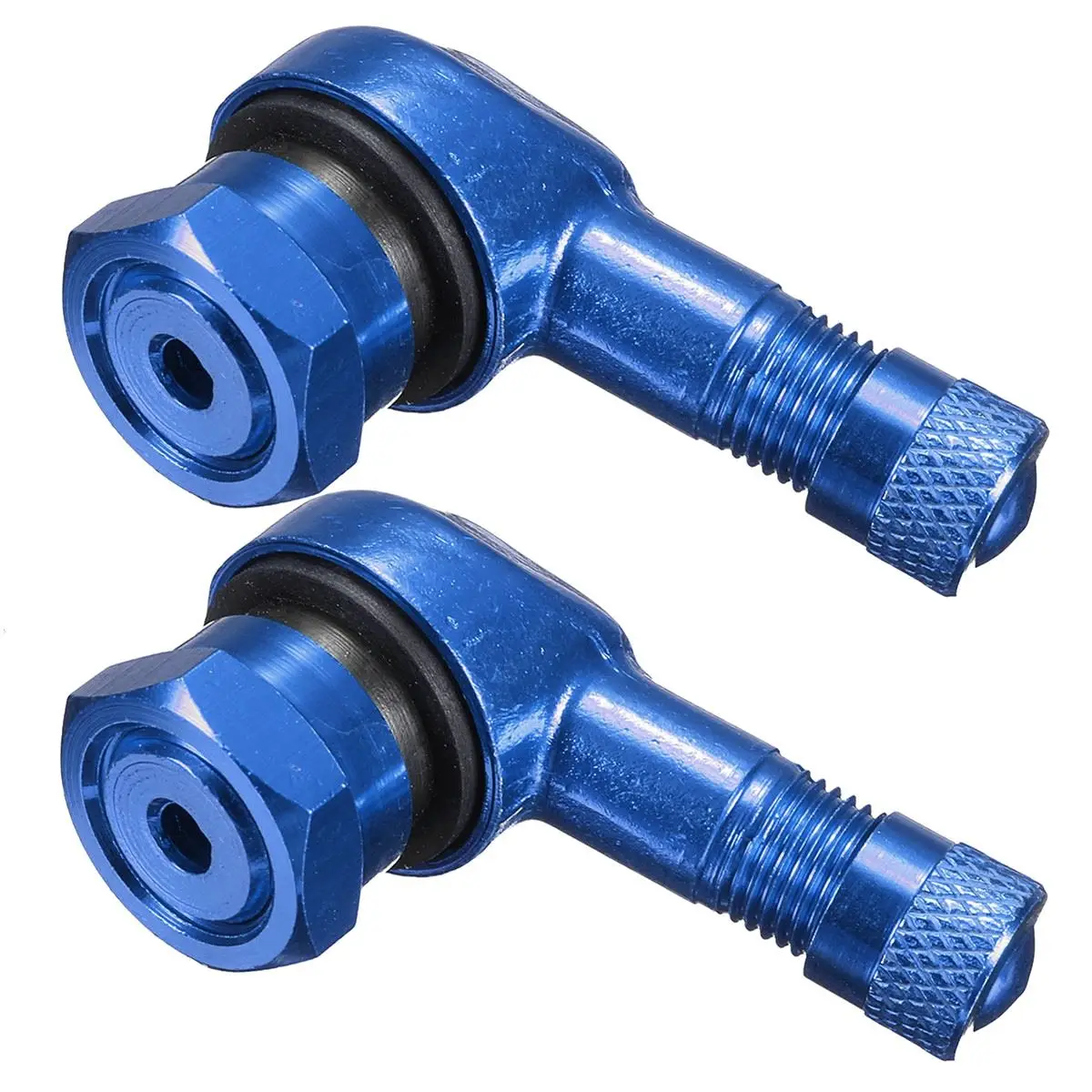 2PCS Universal Motorcycle 90 Degree Rim Wheel Tire Valve Stems 11.3mm