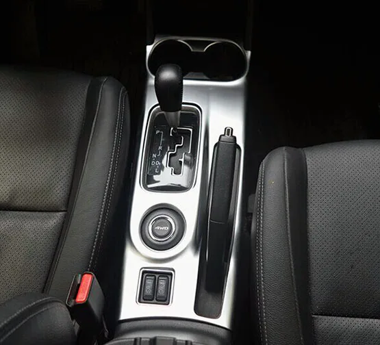 

ACCESSORIES FIT FOR MITSUBISHI OUTLANDER 2016 CHROME SHIFT GEAR PANEL TRIM FRAME COVER GARNISH CUP DRINK HOLDER BEZEL CENTER