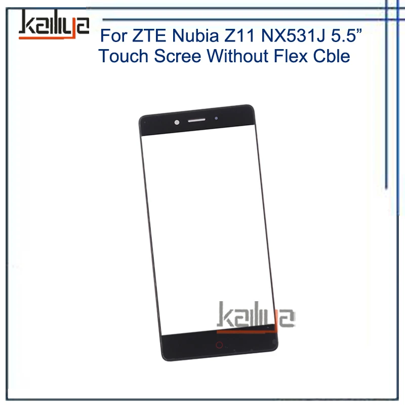 New Touch Screen For ZTE Nubia Z11 NX531J 5.5 inch Black White Gold Front Glass Lens Sensor Replacement Without Flax Cable