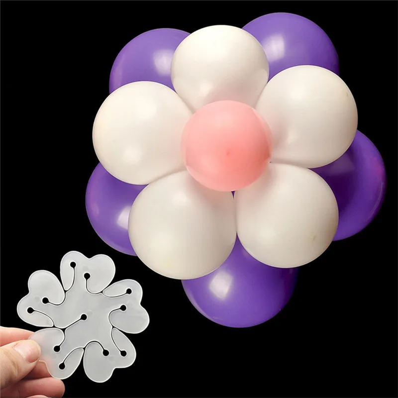 

New Latex Balloon Board Plum Shaped Clip Balloon Shape Clips Birthday Wedding Party Decoration
