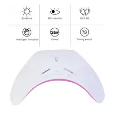 Сушилка для ногтей машина Для женщин мода ногтей лампы для всех гели 36 Вт Интеллектуальные индукции светодио дный фототерапии гвозди польский клей выпечки лампы