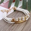 MINHIN Fashion Multilayers Charm Bracelets Gold Risers Design Handmade Bracelet Women Friendship Wrist Bracelets Gift ► Photo 3/6