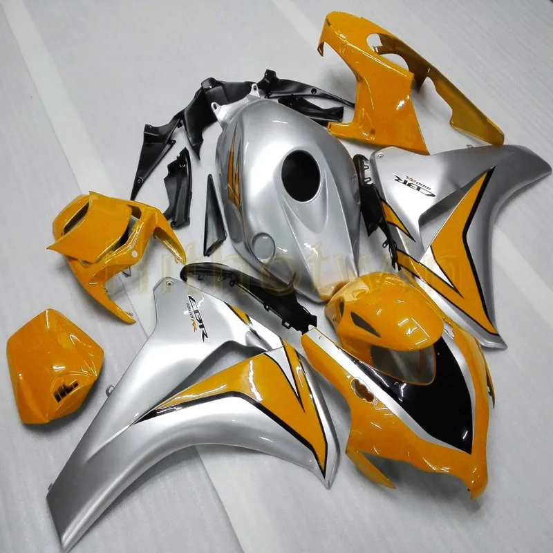 Чехол для мотоцикла HONDA CBR1000RR 2008 2009 2010 2011 CBR 1000 RR Обтекатели+ Botls+ литьевая форма под заказ серебро - Цвет: E