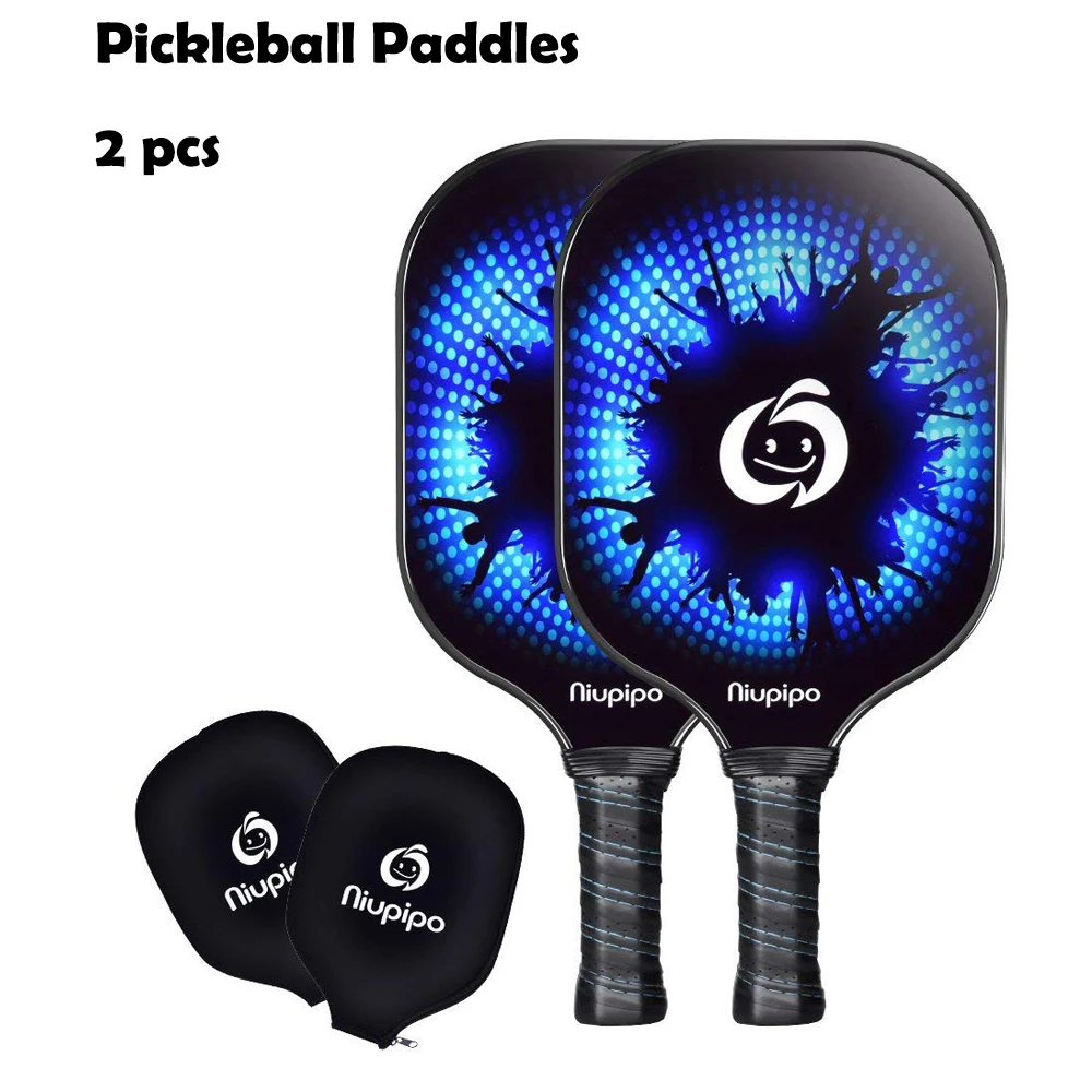 

Pickleball Paddles 2 PCs/set Lightweight 8oz Graphite Pickleball Rackets Honeycomb Composite Core Pickleball Racquet Sports