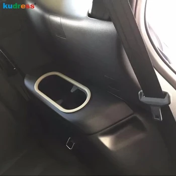 

For Mazda CX9 CX-9 2016 2017 2018 2019 ABS Matte Rear Side Water Cup Holder Frame Decoration Cover Trim Car Accessories Styling
