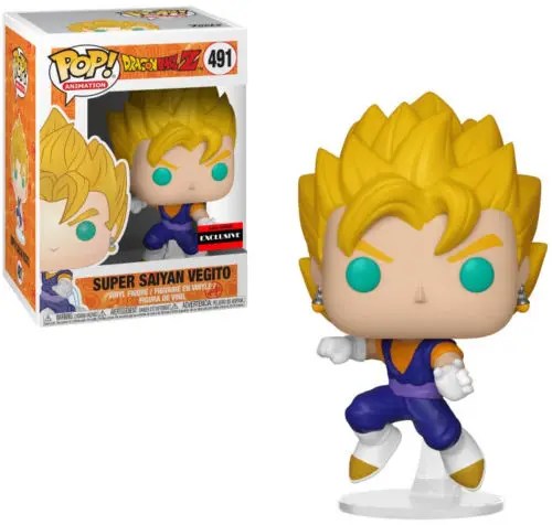 FUNKO POP Dragon Ball z Super Saiyan3 JIREN VEGITO GOKU виниловые фигурки Коллекция Модель игрушки для детей подарок на день рождения - Цвет: 491