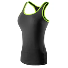 Running Girl Women Tank Tops Dry Fitness Sports Sleeveless Vest