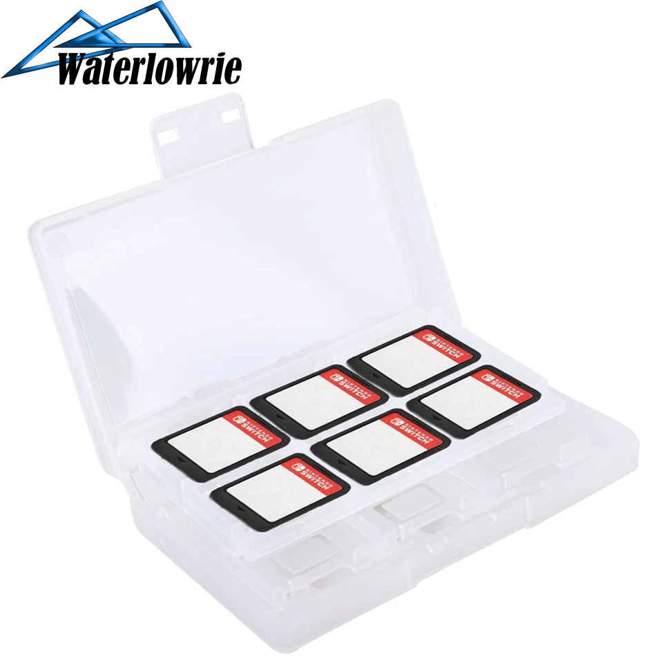 

24 in 1 Game Memory Card Micro SD Case Holder for Nintend Switch NS Cartridge Storage Box ABS Shockproof Hard Shell