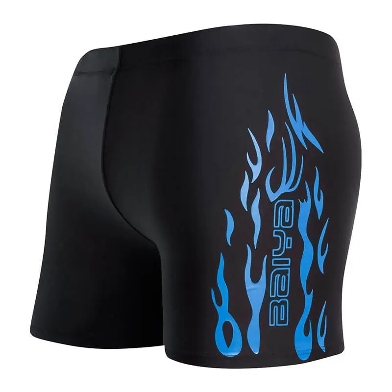 

Men Swimming Short Trunks Male Beach Swimwear Nylon Wave Quick Drying Swimsuit Low Rise Printing Quick-dry Underwear Boxer