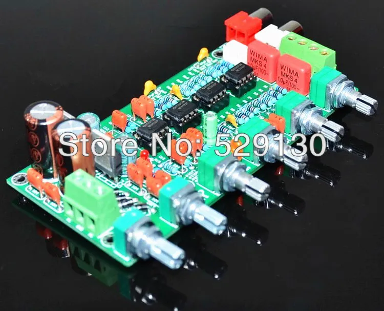 diy kit 2.1 preamp board ne5532 HIFI high fidelity 2.1 subwoofer preamp