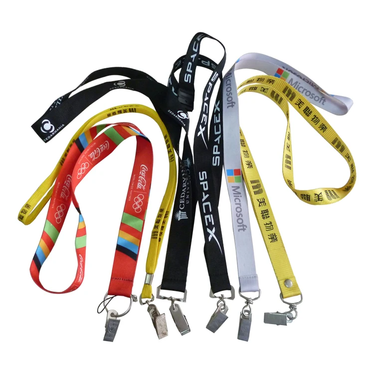 Mobile Phone Lanyard Custom Badge Lanyard Wholesale Polyester Logo