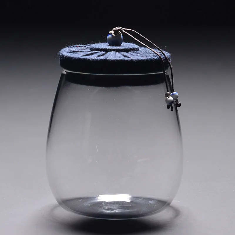 Японский китайский стеклянный чайный горшок, герметичная чайная коробка, Упаковочная бутылка, емкость для хранения конфет, герметичная чайная посуда A - Цвет: 21