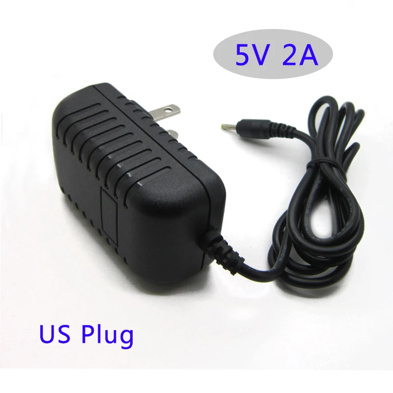 

DC 5V 2A 10W Adapter Charger switch Power Supply for LED Strip Audio Video 3.5x 1.35mm Plug Wall-mounted with plug AU/EU/US/UK