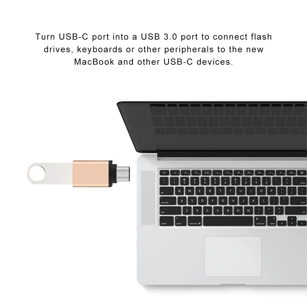 2 цвета тип-c к USB адаптер OTG конвертер USB 3,0 конвертировать в тип-c USB-C адаптер для зарядки синхронизации для MacBook Pixel Lumia