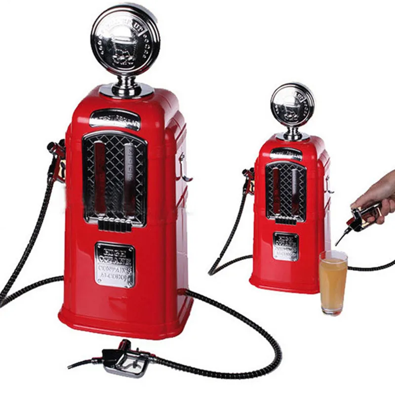

1 liter Double Guns Liquor Pump Gas Station Beer Dispenser Alcohol Liquid Soft Drink Beverage Dispenser Machine Bar beer Tools