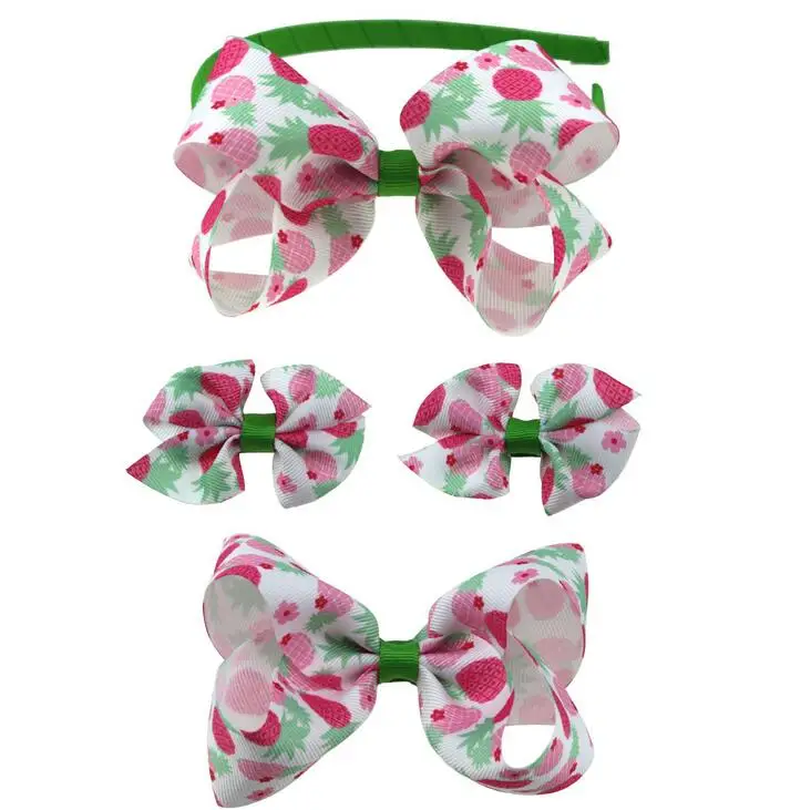 bow set pineapple