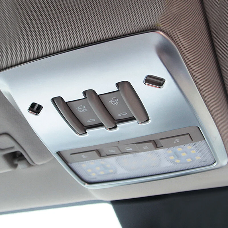 Fit-For-Chevrolet-Trax-2013-2014-2015-18-Car-front-reading-Lampshade-Decoration-cover-trim-ABS (3)