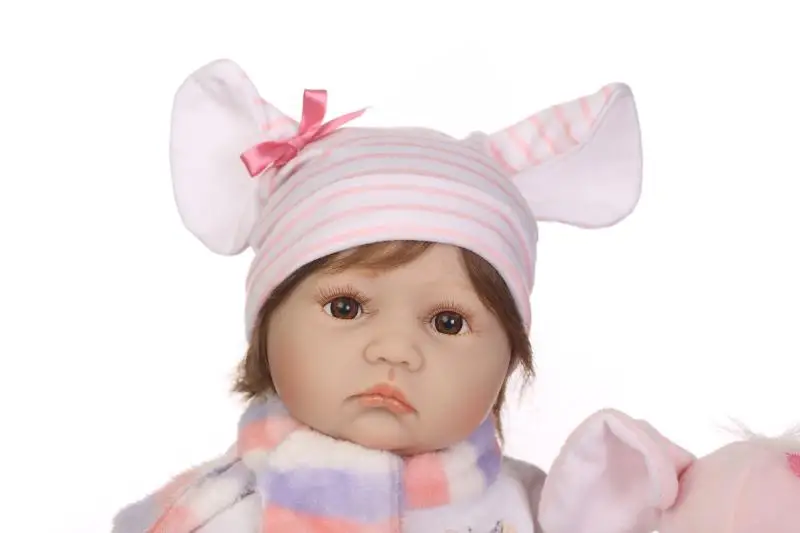 NPK 55 см силиконовая кукла реборн дети Playmate подарок для девочек 22 дюймов кукла жива мягкие игрушки для букетов кукла Bebes Reborn