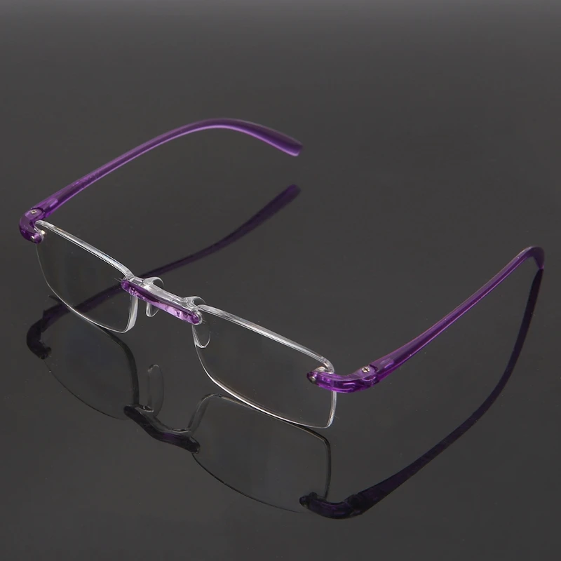 

Fashion Unisex Clear Rimless Flexible Reading Glasses Eyewear Reader +1.00 ~4.00