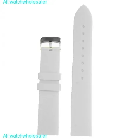 20mm Pure White Cartoon Silicone Jelly Rubber Lady Watch Band Straps WB1086B20JB