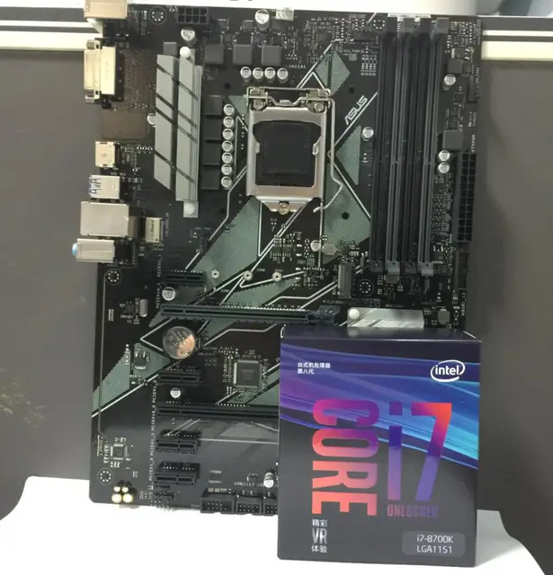 Asus PRIME Z370 P Desktop Motherboard LGA 1151 With I7