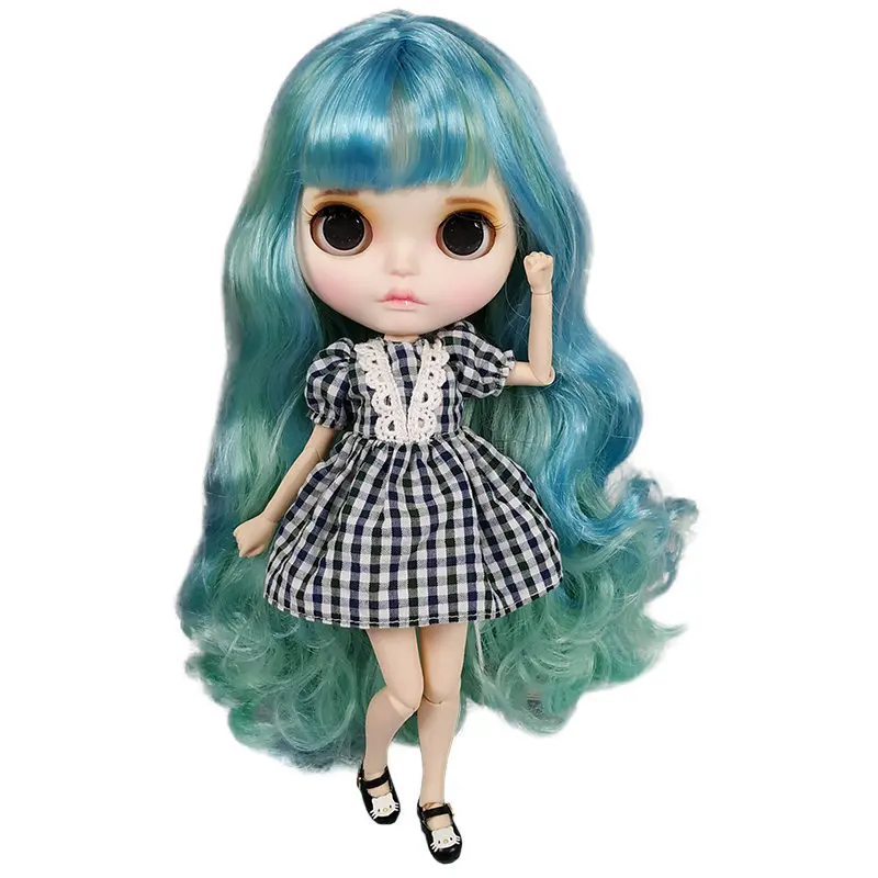 

Good Price Blyth Doll BJD Customized Matte Face Doll Can Changed Makeup And Dress DIY 1/6 Ball Jointed Doll With Fashion Clothes