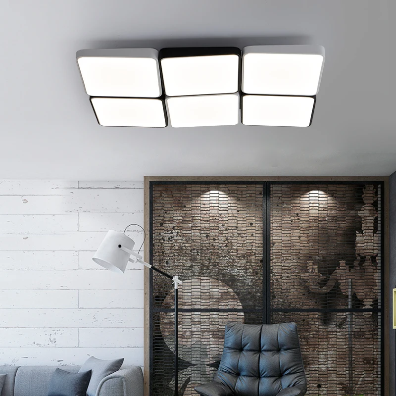

Ultra thin LED Ceiling Lights Magic Cube Ceiling Lamp Living Room Light Bedroom Study Lighting Lamparas De Techo lamp ceiling