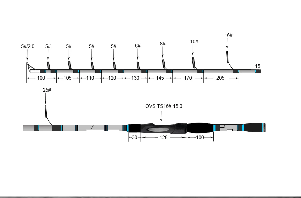 RoseWood Classic BASS Fishing Rod Spinning 7g - 28g, 8-17 LBS, Fast Action, 7KG Max Power 2.28m Professional Bass Rod  (2)